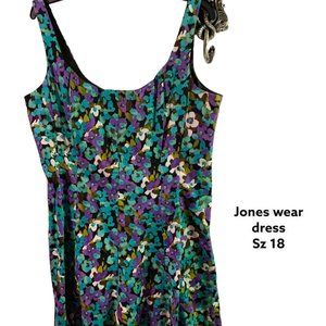 sz 18 jones wear dress, floral